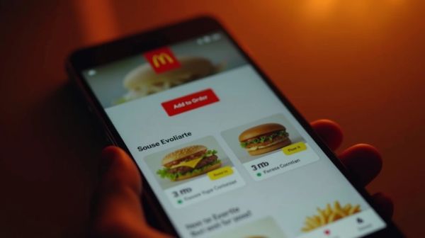 Commandez vos favoris facilement avec l'application McDonald's