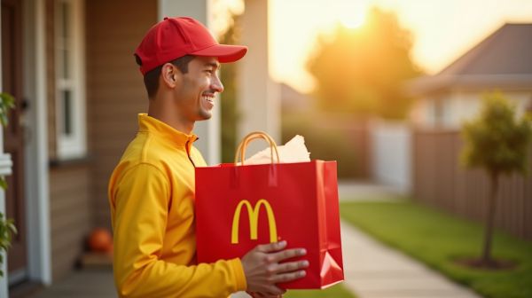 Recevez votre commande de McDonald's facilement à domicile