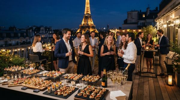 Top traiteurs pour un afterwork réussi à Paris